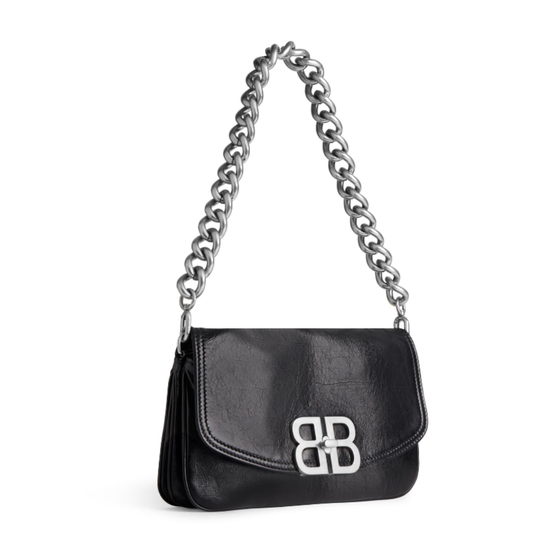 Rent Balenciaga BB Soft Small Flap Bag in Black | Balenciaga AU