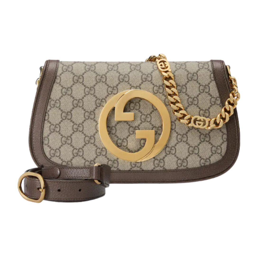 LUXE Lend Designer Handbag Hire Australia - Hire Gucci Blondie shoulder bag in beige and ebony Supreme | GUCCI Australia