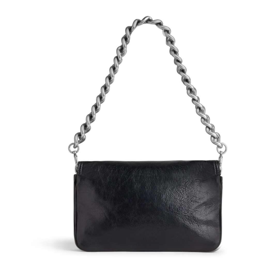 Rent Balenciaga BB Soft Small Flap Bag in Black | Balenciaga AU