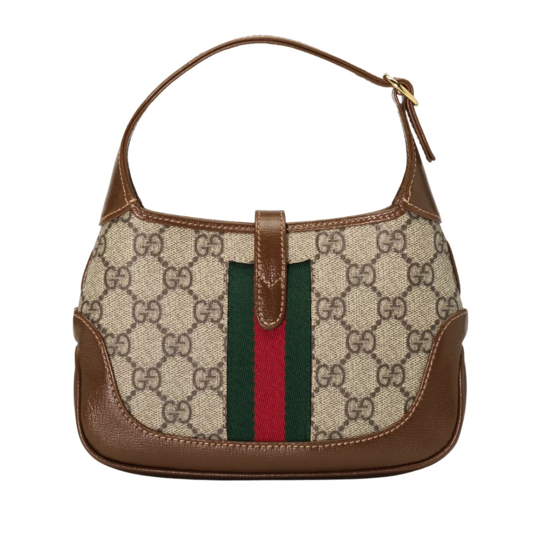 LUXE Lend Designer Handbag Hire Australia, Hire Jackie 1961 Mini Hobo Bag In GG Supreme Canvas | GUCCI Australia