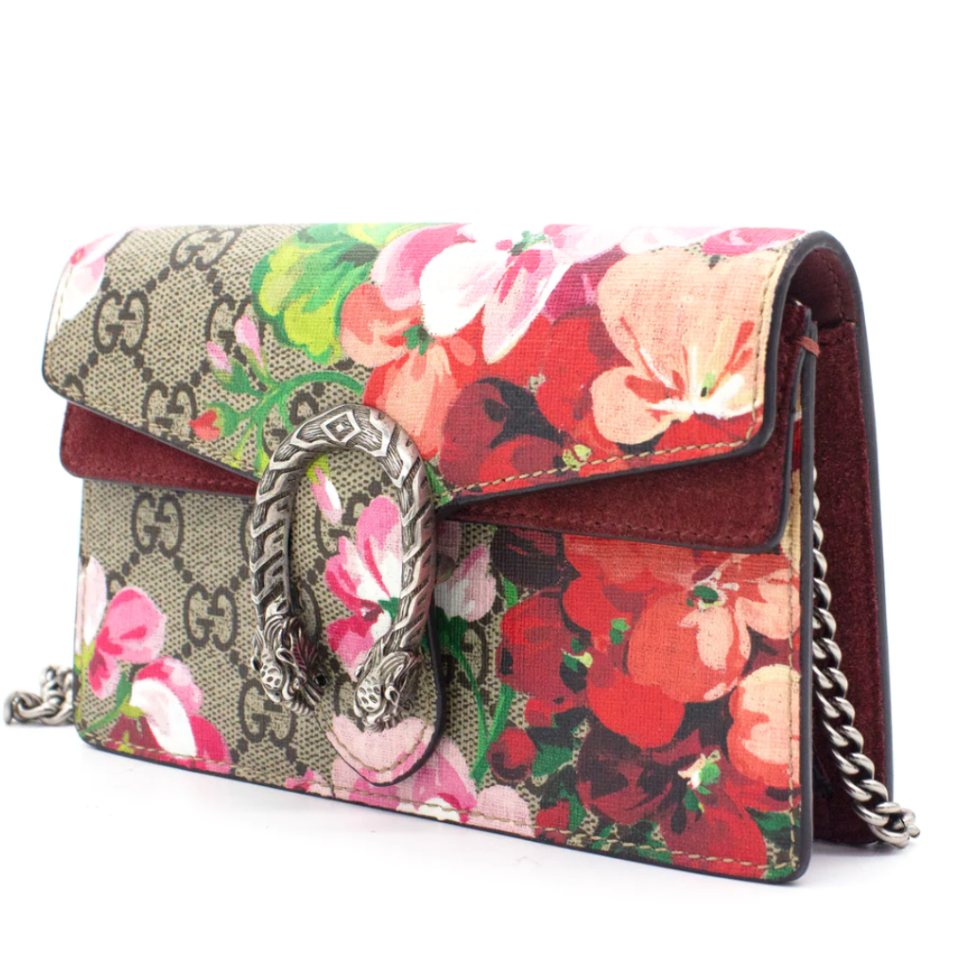 LUXE Lend Designer Handbag Hire Australia - Gucci Dionysus GG Blooms super mini bag – GUCCI Australia 