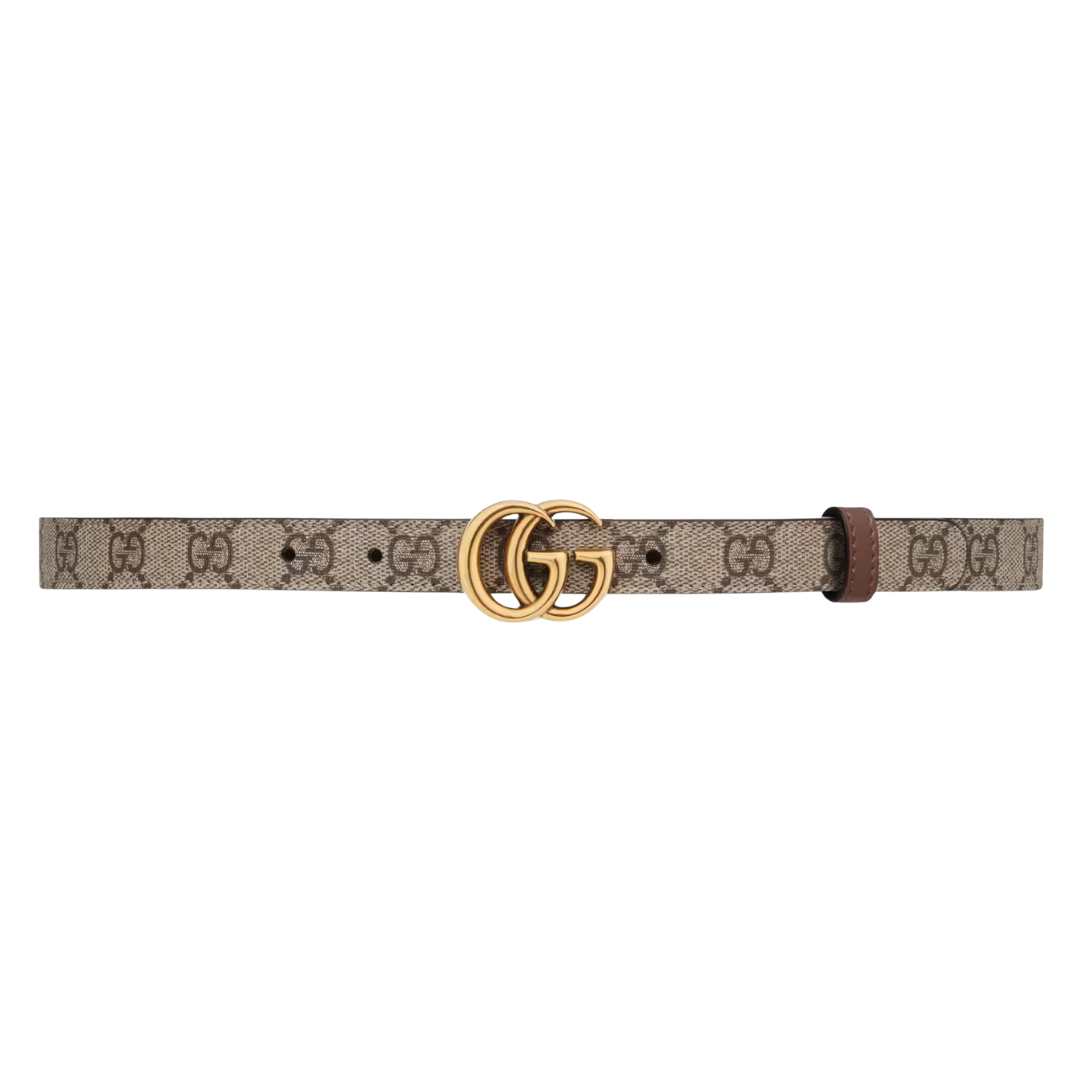 LUXE Lend Designer Handbag Hire Australia - Hire GG Marmont reversible belt in brown leather | GUCCI Australia