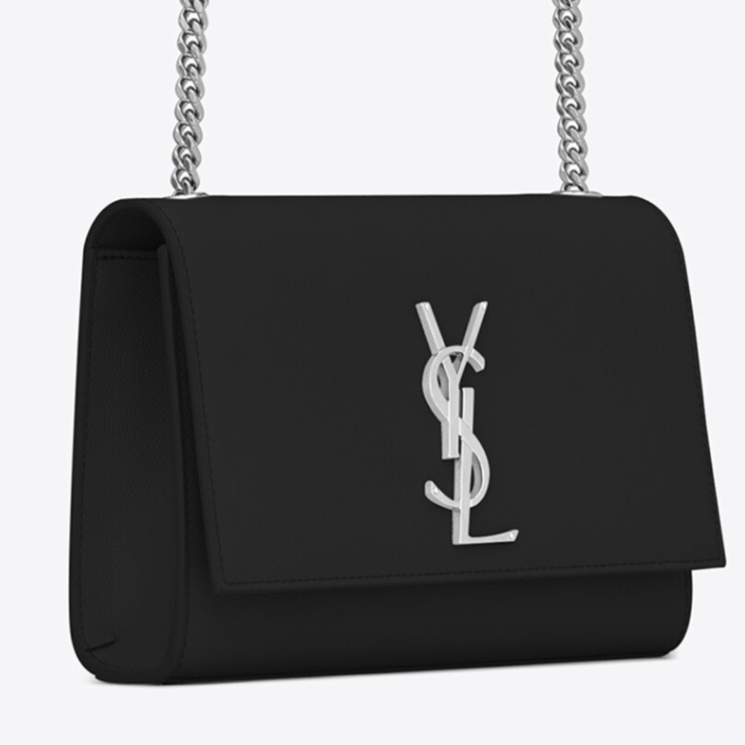 YSL Medium Kate Monogram Bag - Ivory - Adorn Collection